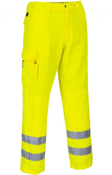 *SALE* Portwest E046 high visibility combat pants fluorescent yellow