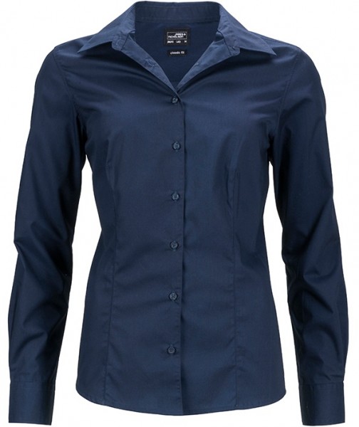 James & Nicholson JN641 Ladies Business Shirt long sleeve in 11 colours