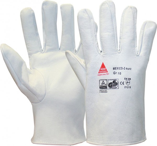 Hase 406000 MEXICO-Z-KURZ Protective gloves made of goat nappa leather