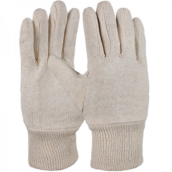 Pro-Fit 620332 Cotton jersey glove heavy quality, knitted waistband