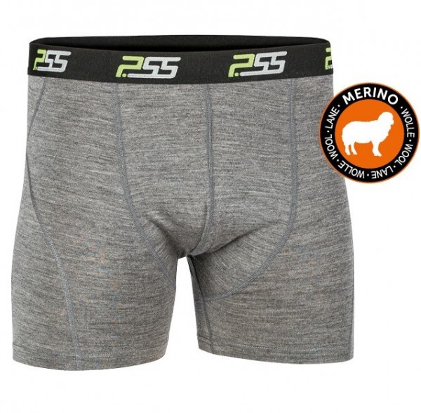 PSS X-treme Merino boxer shorts grey