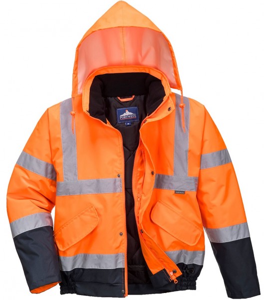 Portwest S266 two-tone warning protection pilot jacket