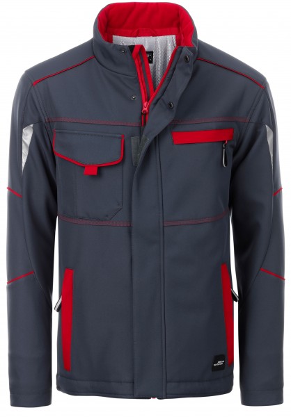 James & Nicholson JN853 Workwear Softshell Jacket Level 2 lined in 8 colours