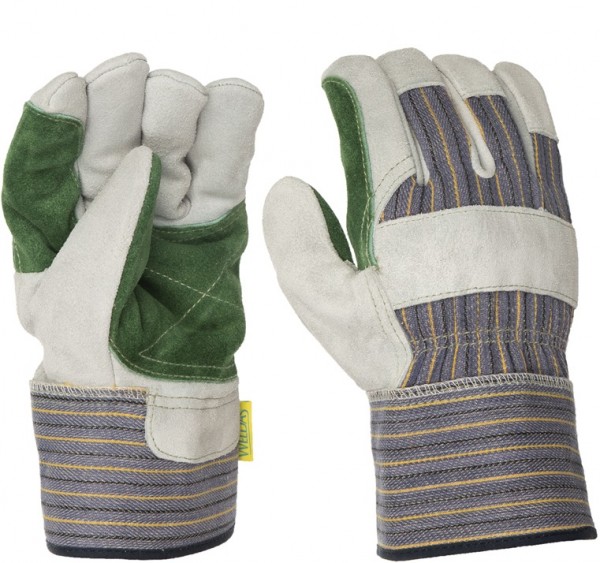 Weldas 10-2806 Working glove with double cow split leather palm