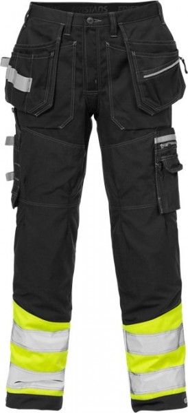 Fristads 122191 High Vis workman pants 2127 CYD with high-visibility protection
