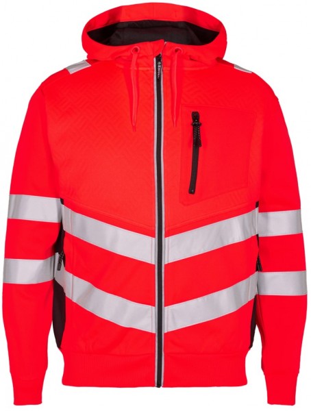 Engel 8025-241 Safety sweat cardigan with high-visibility protection