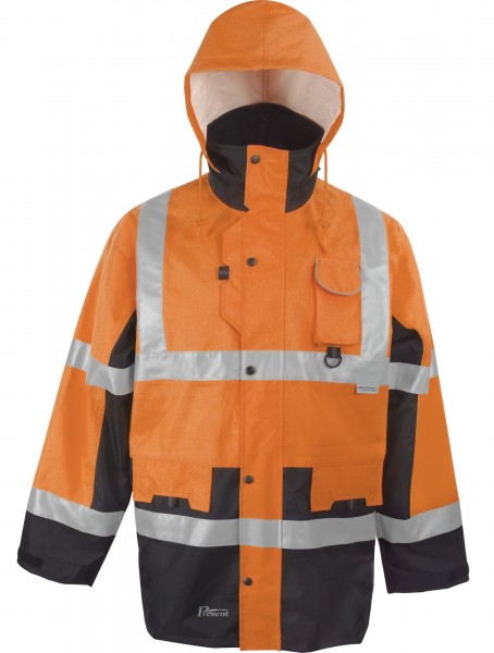 Prevent 3160 Warning protection parka 5 in 1 bright yellow-black