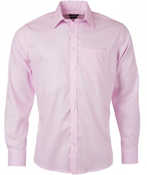 James & Nicholson JN682 Men Micro-Twill Shirt long sleeve in 4 colours