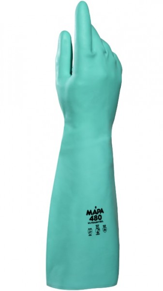 Mapa Ultranitrile 480 Nitrile chemical protective gloves