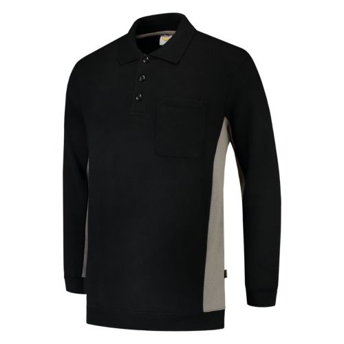 Tricorp 302001 Sweatshirt polo collar bicolor chest pocket 280 g/m² in 12 colors