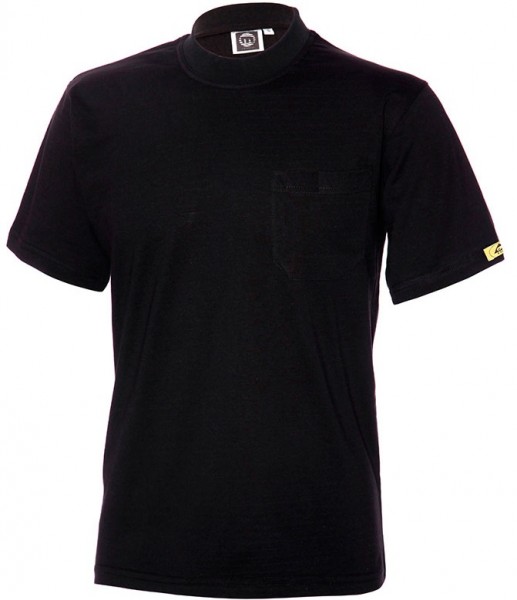 *SALE* ESD T-Shirt short sleeve black 150g/m²