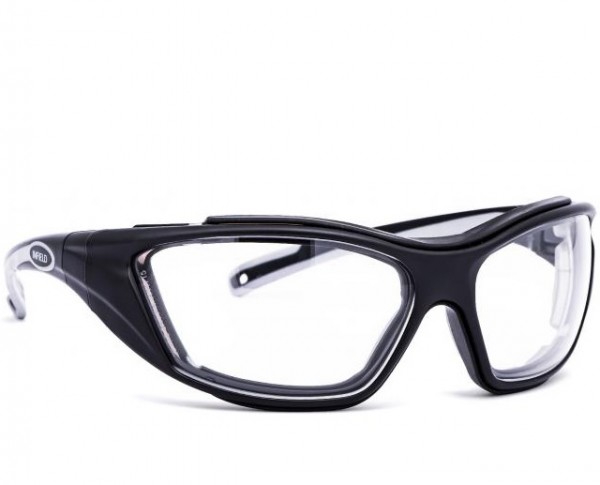 Infield Combor 9611155 temple glasses black-grey clear