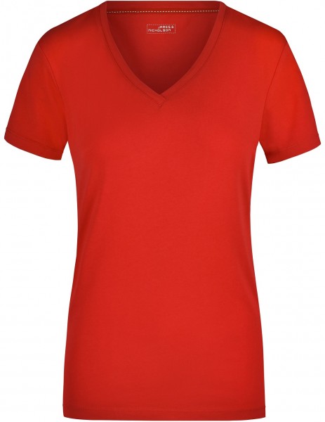 James & Nicholson JN928 Ladies Stretch V-T-Shirt in 9 Colors