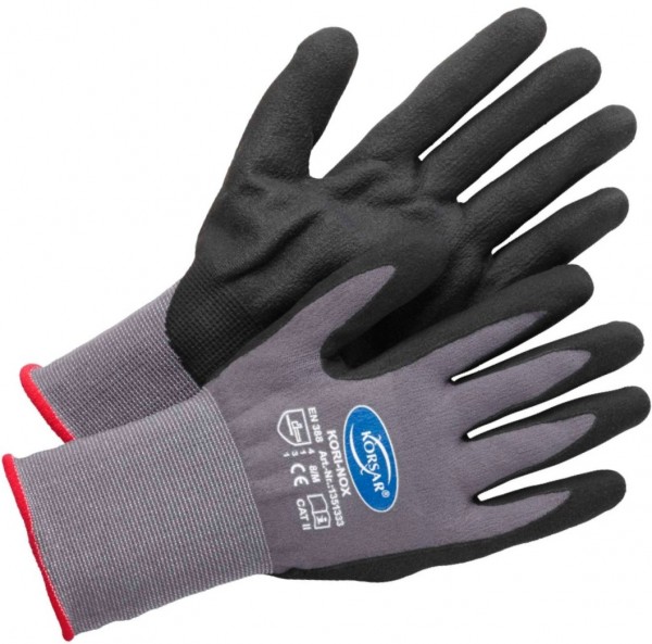 Korsar Kori-Nox nitrile foam protective gloves