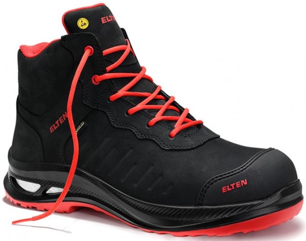 Elten Stewart 768671 safety boots XXG Pro GTX Mid ESD S3 HI CI black-red