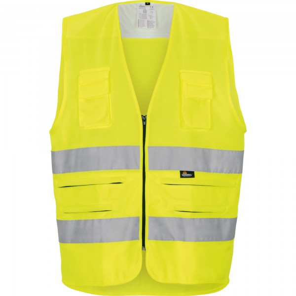 Vizwell VWEN01S Multifunctional Warning Vest bright yellow