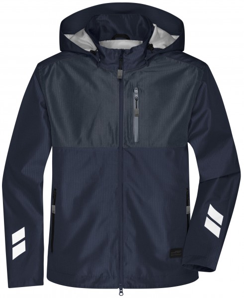 James & Nicholson JN1814 Unisex Hardshell Workwear Jacket in 4 Colors
