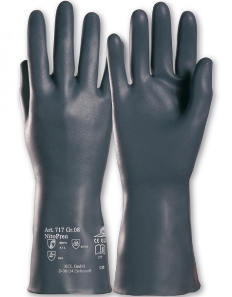 KCL NitoPren 717 Nitrile chemical protective gloves