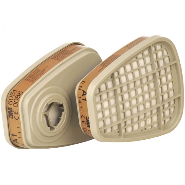 3M Bayonet filter 6051 A1 organic gases and vapours