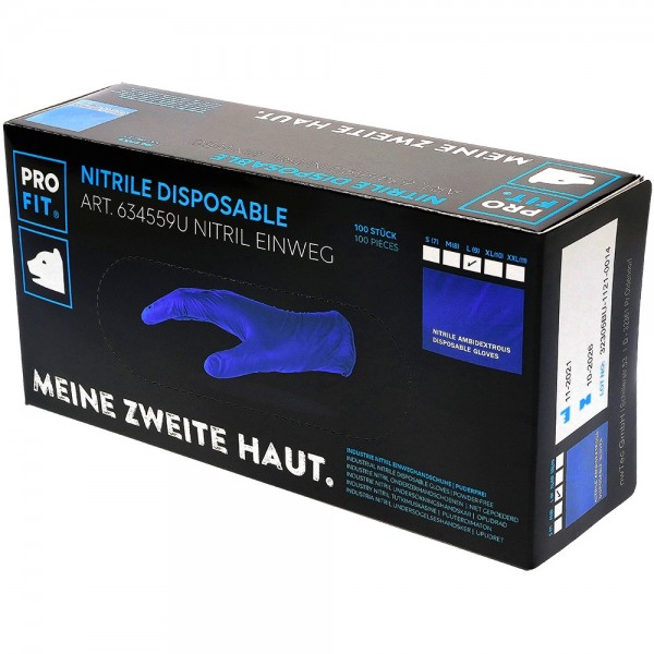 Pro-Fit 634559U Nitrile disposable gloves
