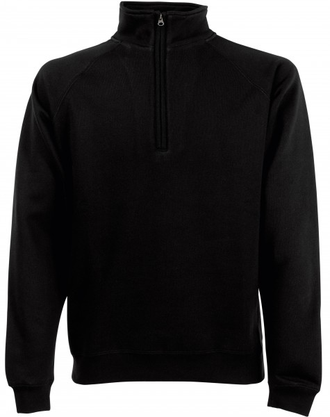 Fruit of The Loom Zip Neck Sweat in 8 colours