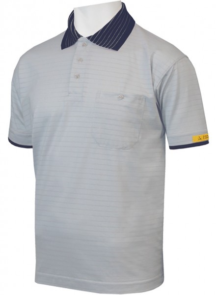 HB CONDUCTEX Cotton Knit men's ESD polo shirt short sleeve 08011 86004 000