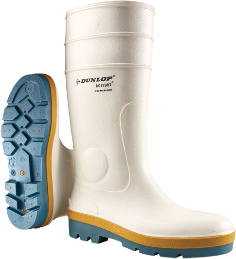 Dunlop Acifort Tricolour Safety Boots A781331 white S4 SRA
