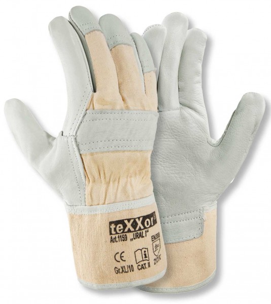 texxor Ural-I 1159 cowhide full leather gloves