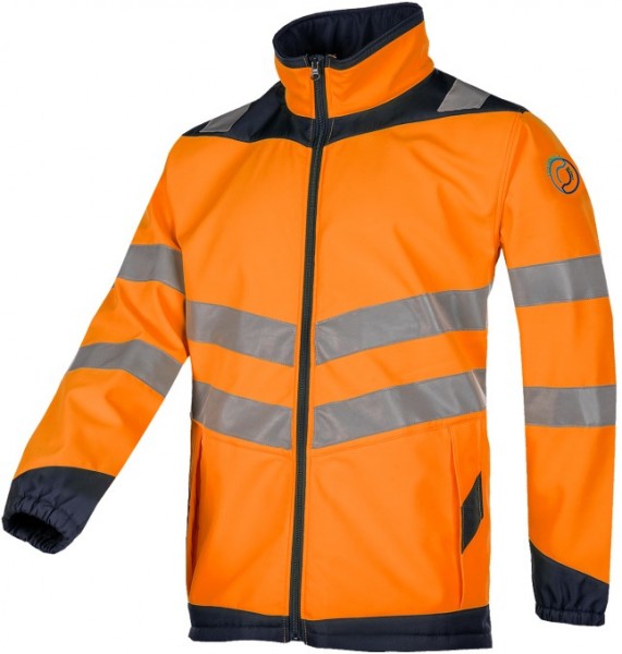 Sioen Aborg 9912A2TUR High visibility softshell jacket ECO (fixed sleeves)