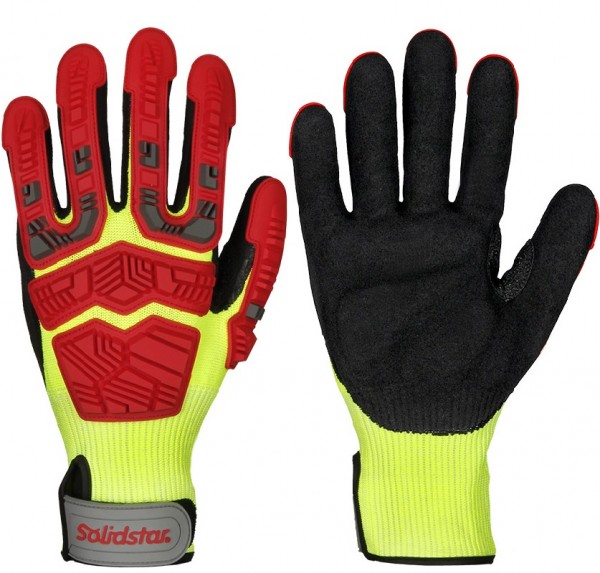 Solidstar Impact 1655 Cut-resistant gloves with nitrile coating