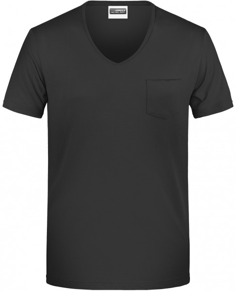James & Nicholson 8004 Men Basic T-Shirt Pocket in 5 Colors