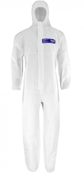 CoverTex C-1 Chemical protection overall (SMMS) Cat. III Type 5 + 6 white