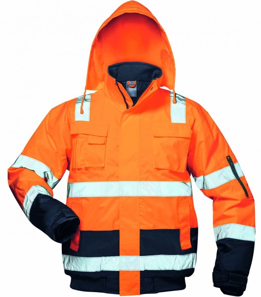 Safestyle 23545 JONAS warning jacket light orange/navy