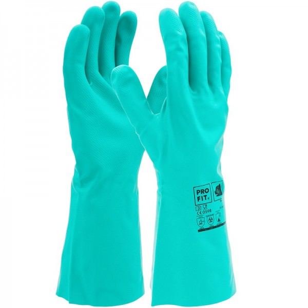 Pro-Fit 72 Trivex Nitrile Chemical Protective Gloves 33cm