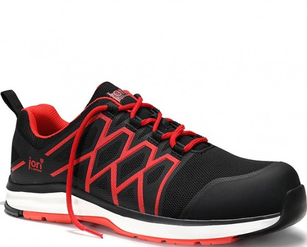 Jori jo_SWIFT black red Low 12061 safety shoe ESD S1P
