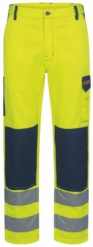 Safestyle 23722 WERDAU high-visibility trousers fluorescent yellow-navy