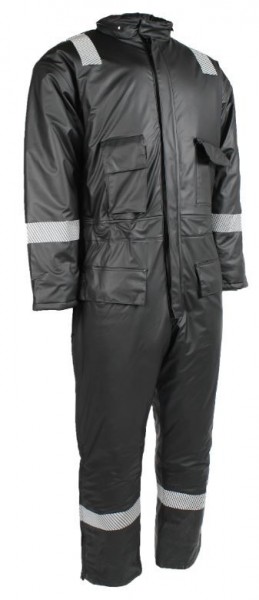 Lyngsøe LR3332 winter overall PU with quilted lining black