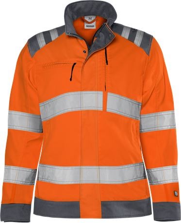 Fristads 131984 Green ladies warning jacket class 3 4068 GPLU