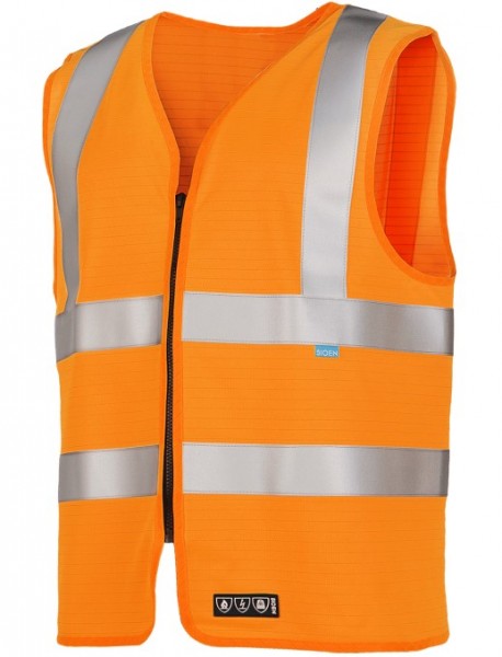 Sioen Bertrix 652AA2MF3 Flame-retardant and anti-static high-visibility vest