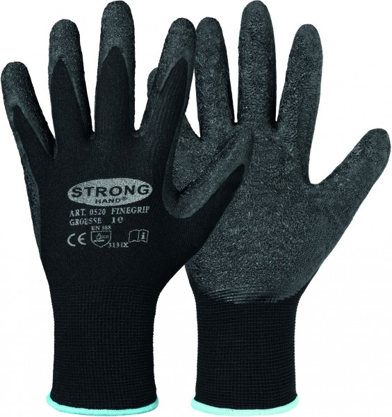 Stronghand 0520 Finegrip latex protective gloves