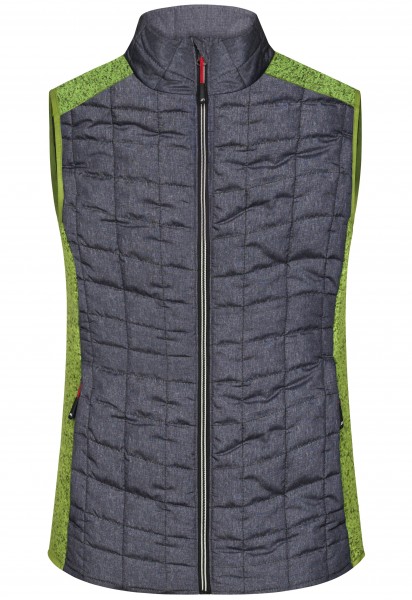 James & Nicholson JN739 Ladies Knitted Hybrid Vest in 6 Colors