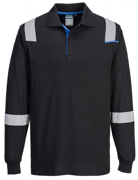 Portwest FR711 - WX3 flame retardant long sleeve polo shirt