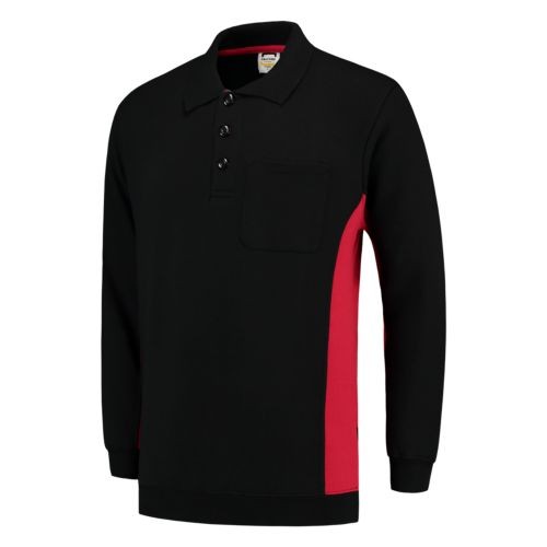 Tricorp 302001 Sweatshirt polo collar bicolor chest pocket 280 g/m² in 12 colors