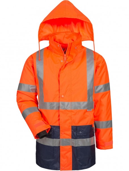 Safestyle 23529 ALEXANDER 2-in 1 Warning protection parka light orange navy