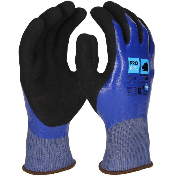 Pro-Fit 884 Ultra Dry Cut D Nitrile Cut Protection Gloves Level D