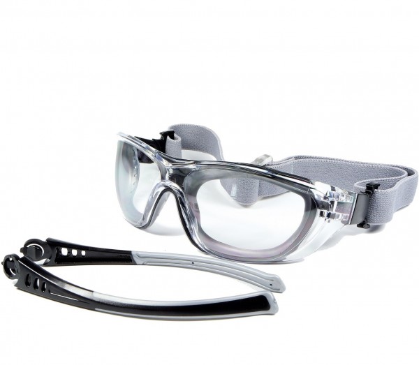 Safety glasses model 580 colourless PC 2 mm scratch-resistant antifog
