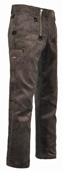 Eiko Rhein Trenkercord guild trousers gray