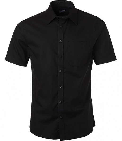 James & Nicholson JN684 Men Micro-Twill shirt short sleeve in 4 colours