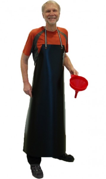 Guttasyn PVC apron black M6/12 dimensions 90x120 cm thickness 0.6 mm