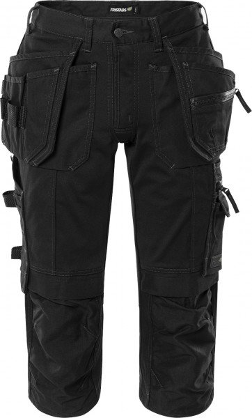Fristads 300865 Craftsman stretch 3/4 trousers Green 2531 GCYD